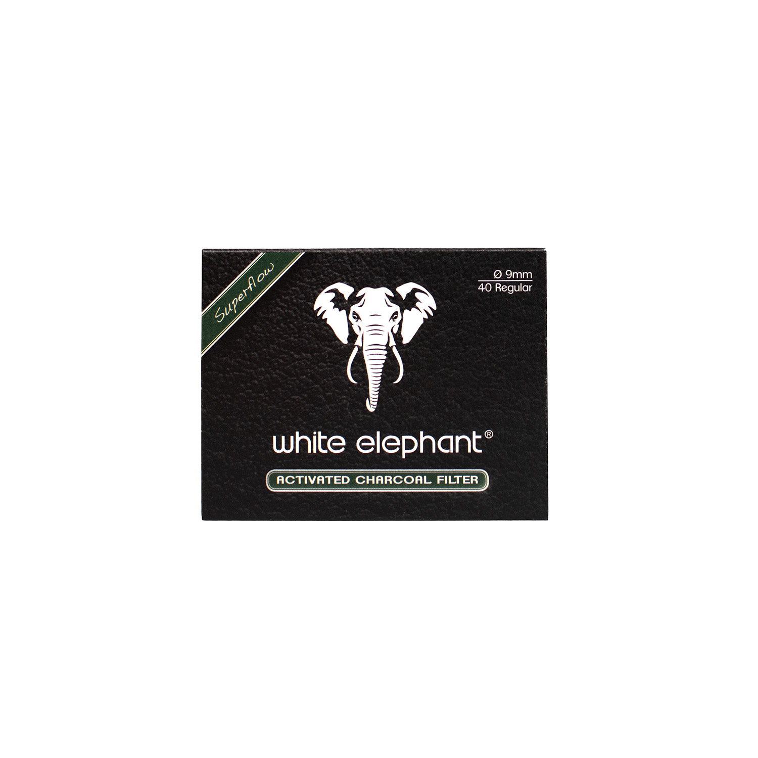 White Elephant Aktivkohlefilter 40er 9mm