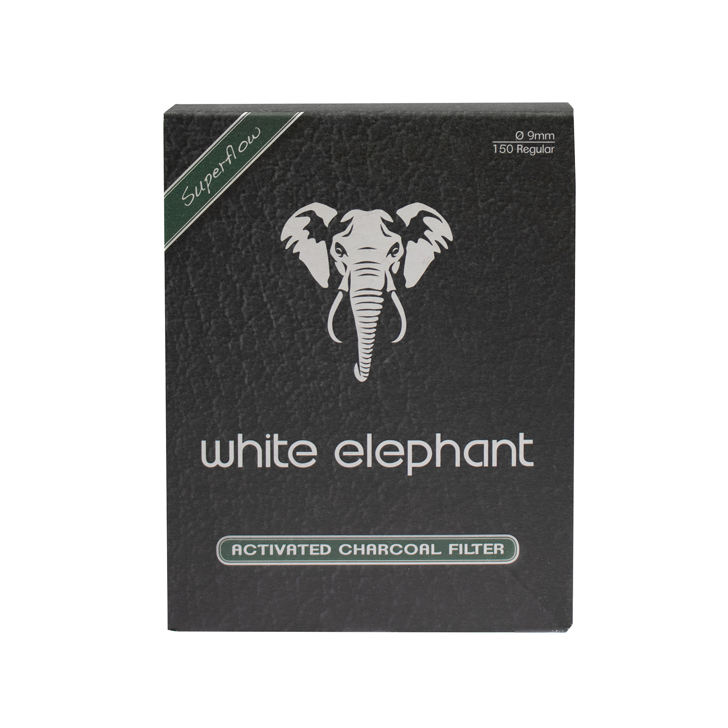 White Elephant Aktivkohlefilter 150 Stück   - 9mm Filter