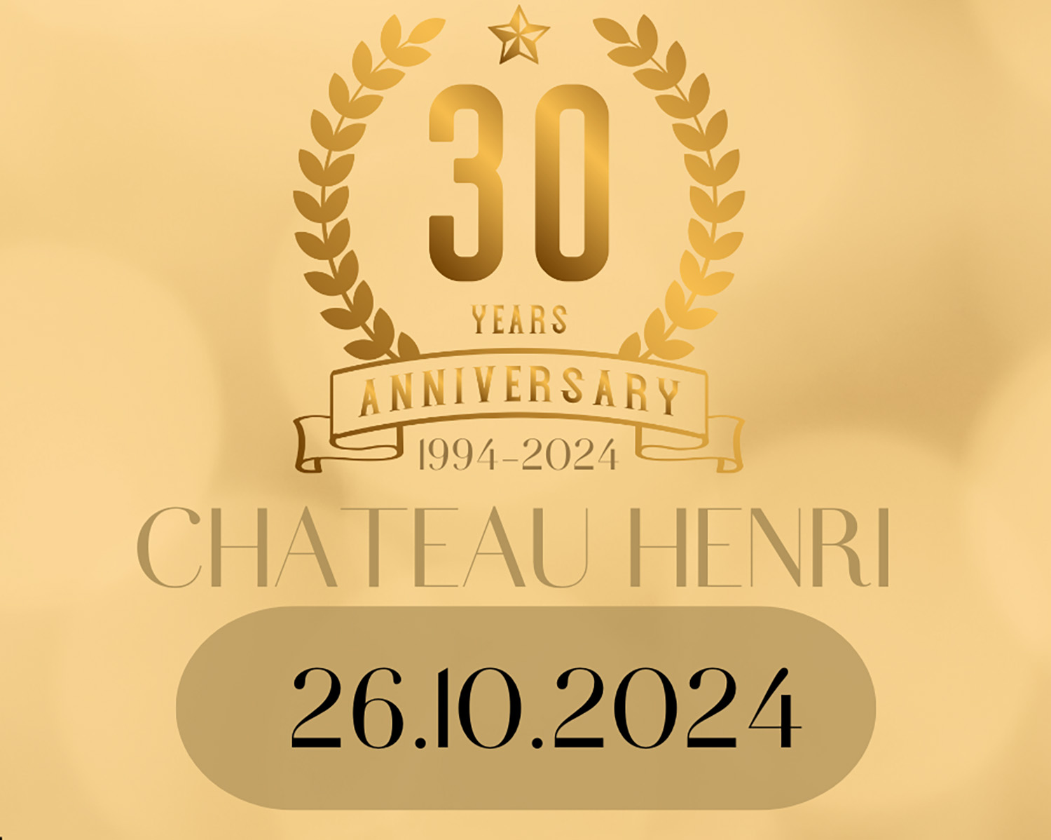 30 Jahre Chateau Henri Ticket
